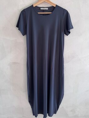 Bryn Walker - Slate Blue-Gray Cocoon Dress  - Size S